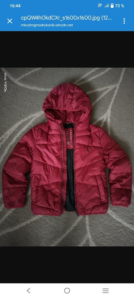 Zimní bunda, c&a,128