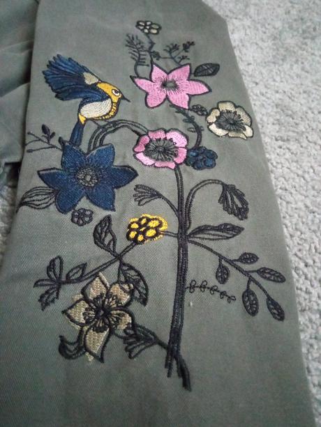 Plátěná delší bunda, kabát, nutmeg,146