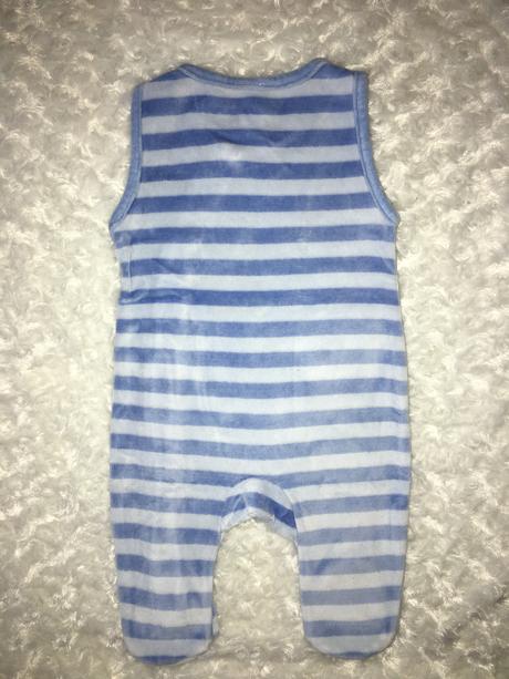 Modré sametové dupačky c&a, c&a,62