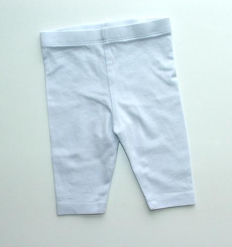 H881 bledě modré legíny vel. 56, tu,56