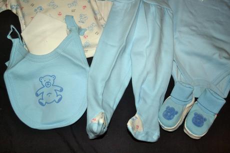 Nová kojenecká souprava v.56-62 bavlna, 56 / 62