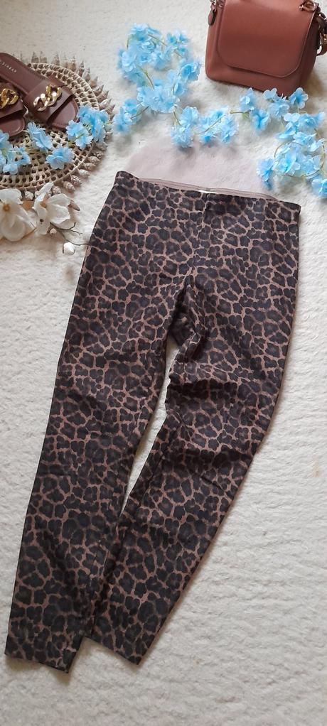 H&m kalhoty s leopardím potiskem, h&m,42