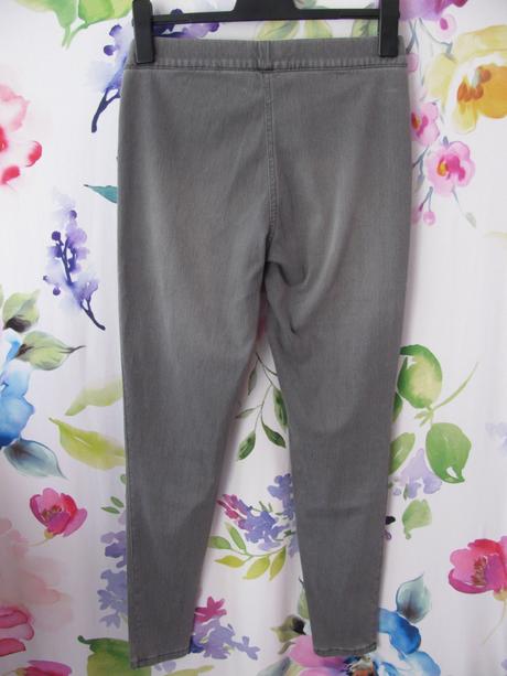 Dámské šedé, elastické kotníkové přiléhavé džíny, tcm,38