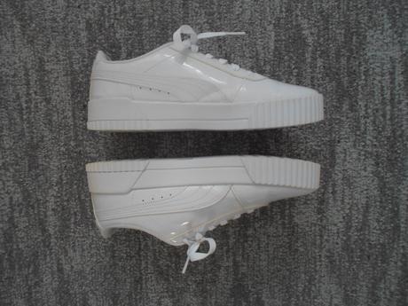 Bílé boty tenisky botasky puma lesklé, puma,39