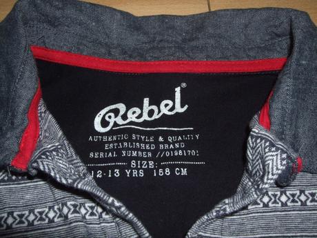 Vzorovaná polokošile rebel, rebel,158