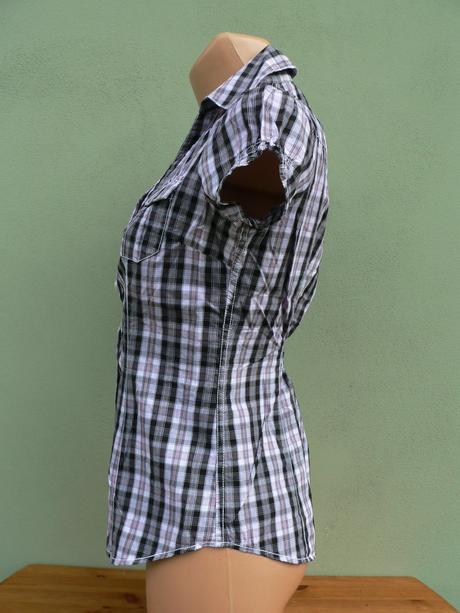 Vypasovaná káro košile blůzka levis - vel.xs, levis,xs