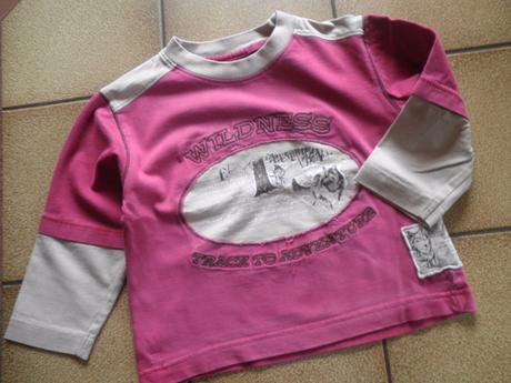 Bavlněné triko s vlky, 92