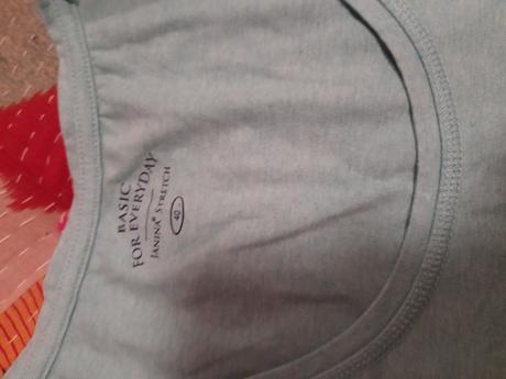 Modré tričko krátký rukáv, kik,40