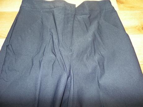 Tmavě modré dámské kalhoty, orsay,38