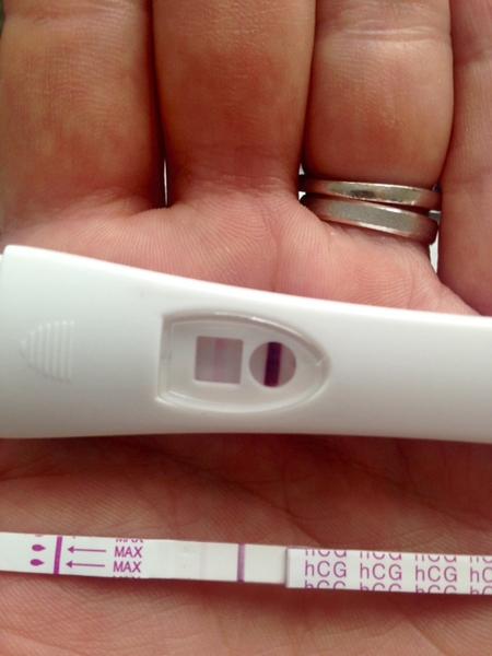 2 různé testy ukazují 2. čárku po cca 8 minutách