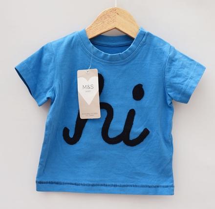 Tričko vel. 0 - 3 m, marks & spencer,62