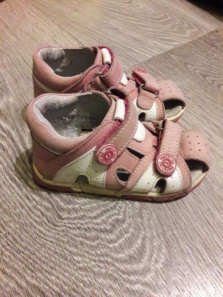 Kožené sandály protetika, v.24, protetika,24