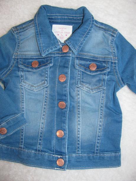 Luxusní elastická bunda, tenká letní džínovina, f&f,80