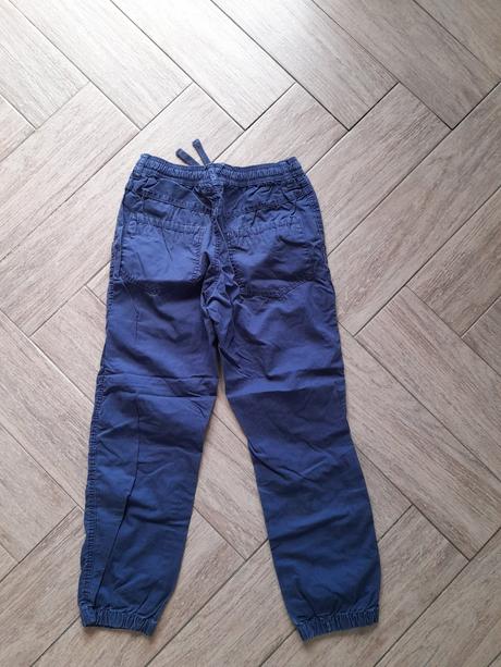 Slabé plátěné jogger kalhoty zn. hm, vel. 128, h&m,128