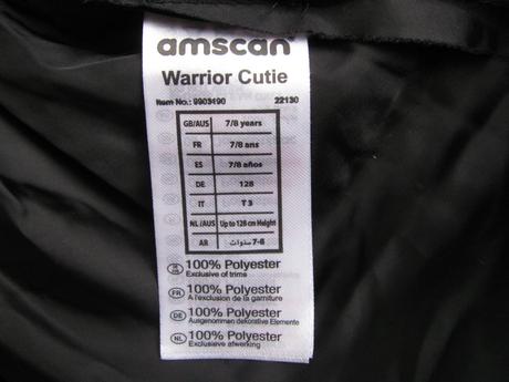 Karnevalový kostým-šaty princezna bojovnice,