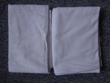 2x bavlněná plenková osuška bílá, 