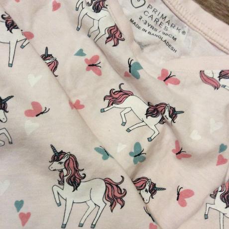 Bavlněné tričko s jednorožci, primark,98