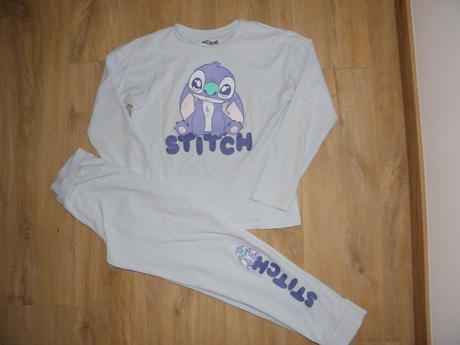 Dívčí modré pyžamo stitch zn. c&a vel.152, c&a,152