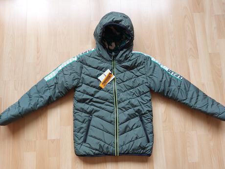 Zimní bunda vingino, oboustranná, maskáč, vel. 152, vingino,152