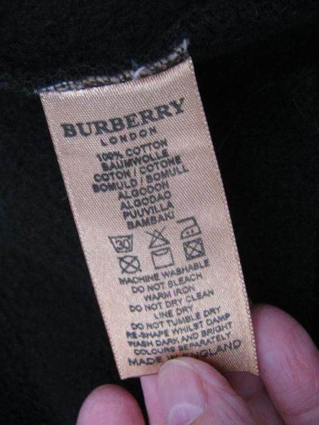 Dámská černá tepláková mikina s kapucí burberry, burberry,xl