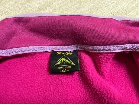 Fleecová bunda (mikina) kugo velikost 134, kugo,134