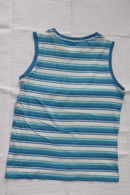 Pruhované klučičí tílko, palomino,134