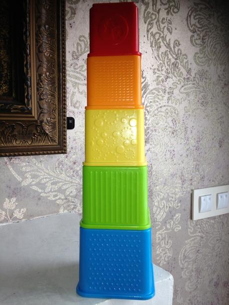 Akční kostky fisher price barvy čísla zvířátka 6m+,
