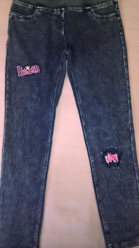 Riflové tregíny legíny vyteplené pro hubené slečny, wolf,128