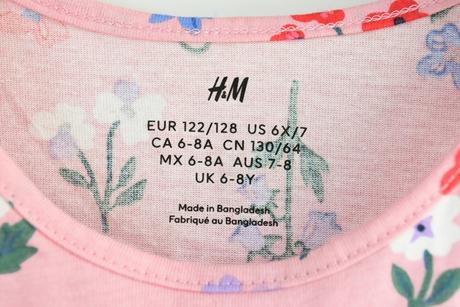 Šaty vel. 122 /128, h&m,122