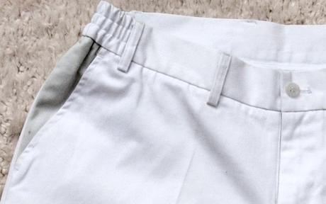 Bílé pánské kraťasy - šortky gabicci vel.m, m