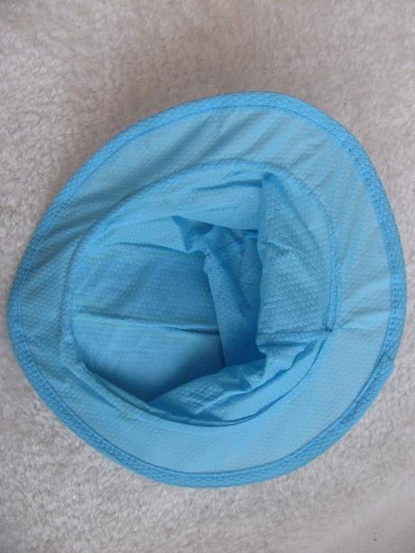 Karnevalový modrý klobouk s ušima,zajíc,velikonoce,