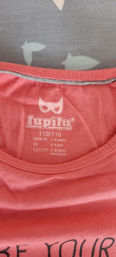 2x dívčí tričko značky lupilu, vel. 4-6 let, lupilu,110