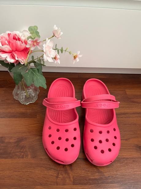 Crocs mary jane růžové w10/eu 42-43 originál, crocs,42