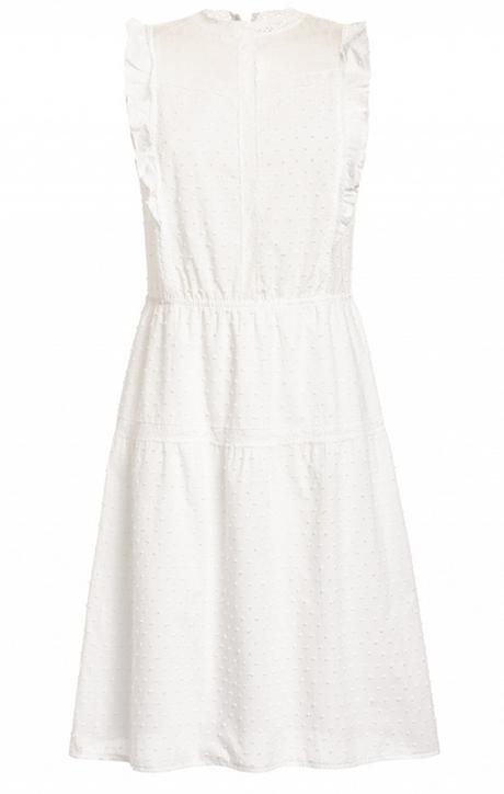 Dámské bílé krajkové šaty boho l 40, 40 / l