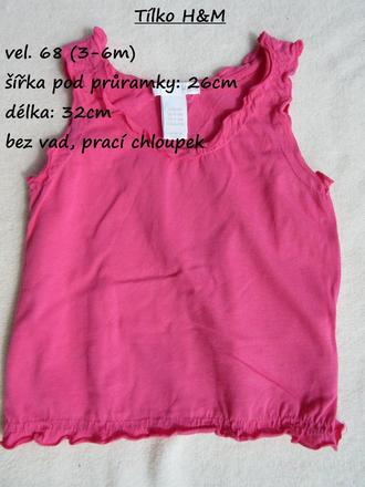 Tílko zn. h&m, h&m,68