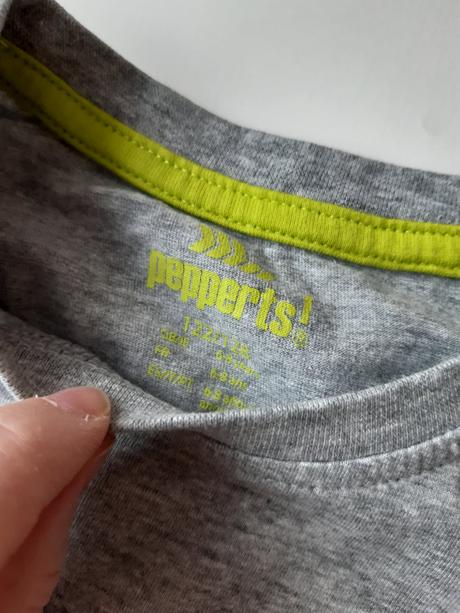 Šedé tričko 122/128, pepperts,128