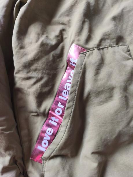 Khaki zimní bunda kabát zara 164/xs,s, zara,164