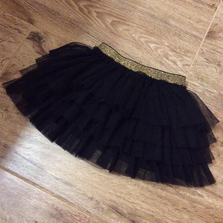 Slavnostní tylová volánková sukýnka, 104