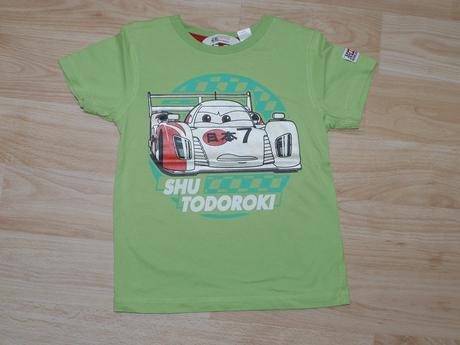 Triko zelene s autem , h&m,110