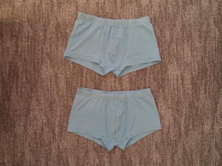 Modré trenky trenýrky boxerky - 2 kusy, 140