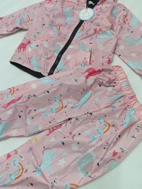 Nepromokavý termo set jednorožci, 92/98, 92 / 98
