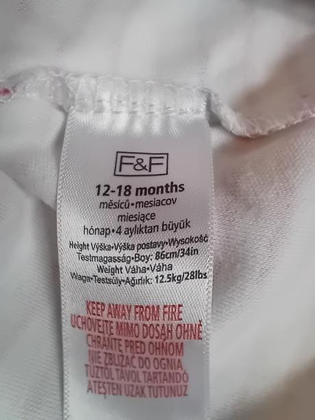 Letní overal f&f, vel. 86, f&f,86