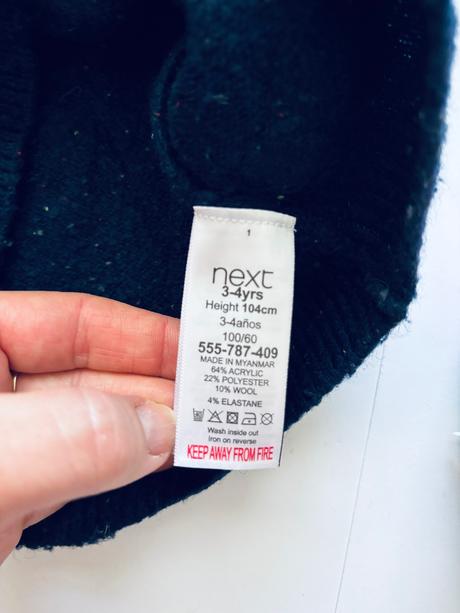 Svetr modrý zn. next - v.3/4 roky, next,104