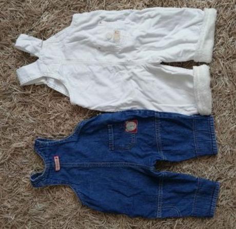 Kojenecké kalhoty s laclem, 56