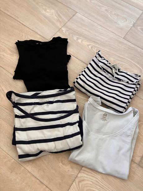 Těhotenské oblečení +besafe pás + frída mom + deka, h&m,s