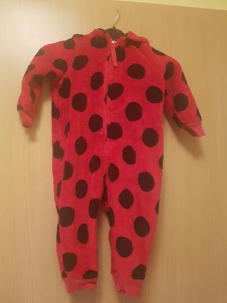 Krásný fleesový overal značky m&s, velikost 1-1,5, marks & spencer,80