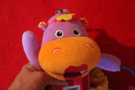 Látková hračka baletka hrošice lulu lamaze,