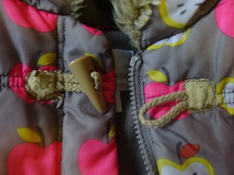 Zimní bunda s jablíčky, vel. 92, next,92