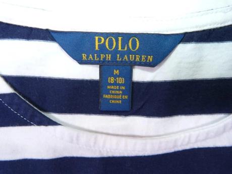 Polo ralph lauren dlouhé bavlněné šaty vel.8-10let, ralph lauren,140