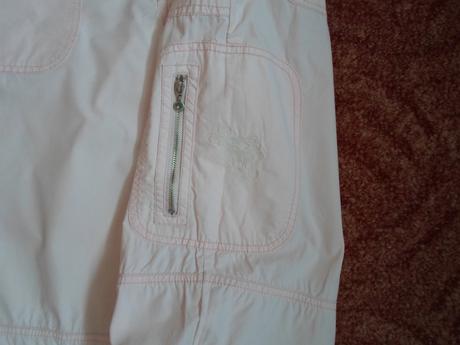 Růžové 3/4 kalhoty, kraťasy, 40